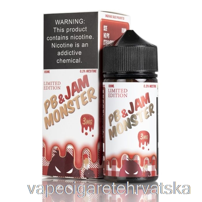 Vape Hrvatska Jagoda - Pb I Pekmez Monster - 100ml 0mg